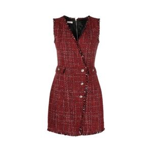 Brand new with tags Liu Jo Red Bouclé Dress size 6